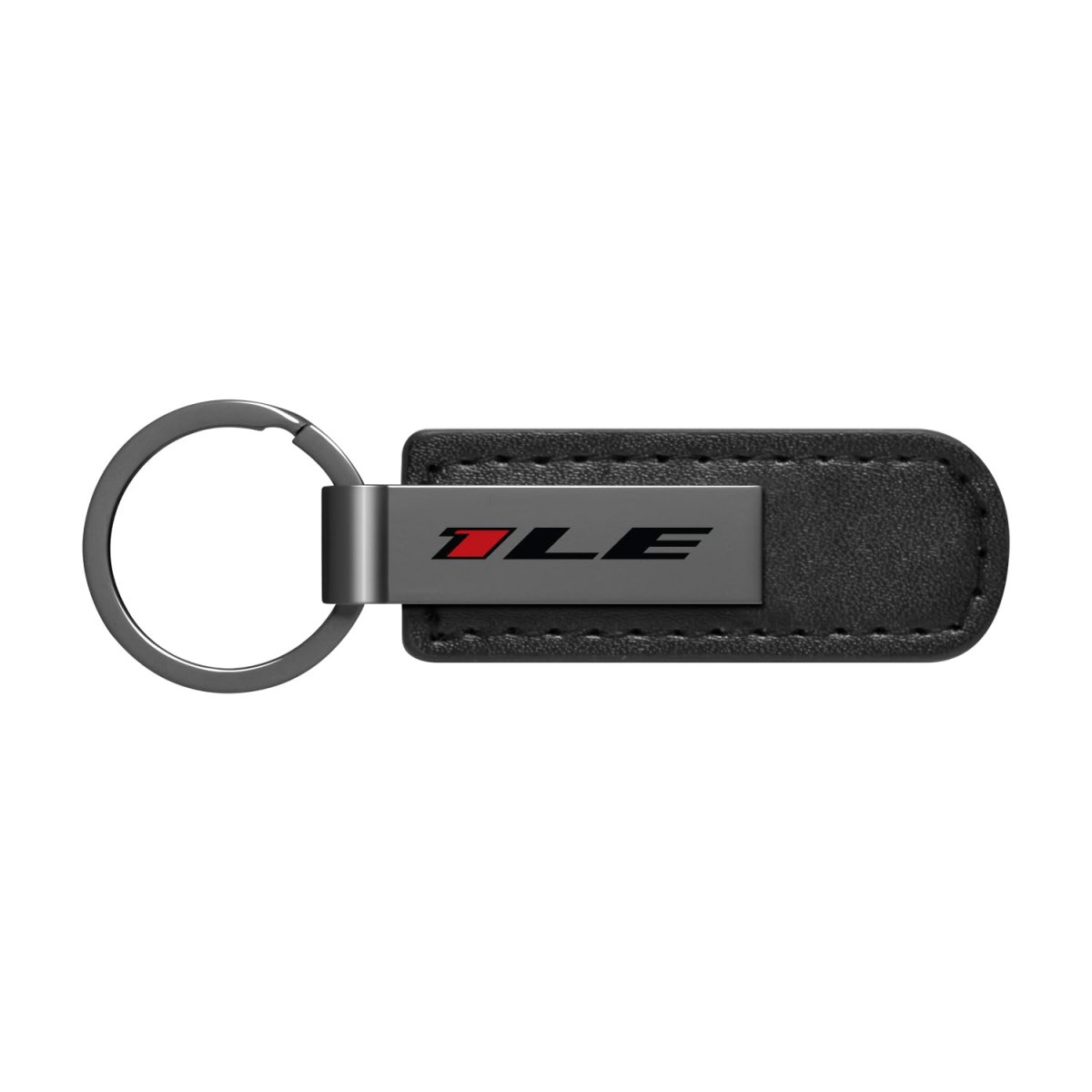 Chevrolet Camaro 1le Pu Leather Strap Black Metal Bar Key Chain Official Licensed