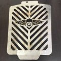 Httmt Mt298-07-cs Skull Wing Radiator Grille Guard Cover Protector For 2006-2013 Suzuki Boulevard M109