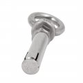 Uxcell M8x60mm Wall 304 Stainless Steel Expansion Screws Closed Hook Shield Bolts 2pcs