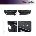 Black Right Left Rear Bumper End Cap Replacement For F-250 F-350 2008-2016 Fo1105123 Fo1104123 With Parking Aid Sensor