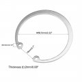 Uxcell 64mm External Circlips C-clip Retaining Snap Rings 304 Stainless Steel 10pcs