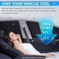 T Tgbros Custom Fit For Windows Sunshade Toyota Camry 2018-2023 Windshield Full Rear Side Window Set Car Sunshades All-round