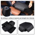 Aunginsy Car Leather Center Console Protector Cover For Ford Maverick 2022 2023 Armrest Seat Box Cushion Lid Pad Waterproof