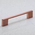Hamilton Bowes Satin Copper Cabinet Hardware Pull 96mm 3-3 4 Hole Centers 5-5 16 Overall Length Modern Basic 