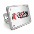 Ipick Image Made For Ford F-150 Fx4 Off-road 3d Logo Brushed Thick Billet Aluminum 2 Tow Hitch Cover
