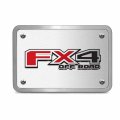 Ipick Image Made For Ford F-150 Fx4 Off-road 3d Logo Brushed Thick Billet Aluminum 2 Tow Hitch Cover