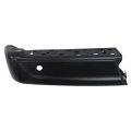 Left Rear Bumper End Cap Replacement For F150 2021-2023 Black With 2 Radar Holes Park Assist Sensor And Automatic Parking 