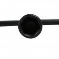 Uxcella A14080100ux0332 Black Metric 13mm T Bar Metal Hex Socket Wrench Deep Nut Driver