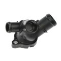 Engine Coolant Water Outlet For Volkswagen Passat 2012 2017 Black Plastic 45 Degrees Housing Neck Angle 1 25 In Inside Diameter 