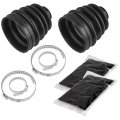 Caltric Rear Axle Inner Outer Cv Boot Kit Compatible With Polaris Ranger Crew 500 4x4 2011 2012 2013