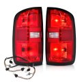 Tail Light Assembly With Bulbs For Chevy Colorado 2015 2022 Rear Brake Lamps 4 Door Crew Cab And Extended Red Lens 84169777 