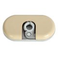 Ecotric Sun Visor Support Bracket Cover Repair Kits Front Left Driver Side Compatible With 2002-2005 Ford Explorer Lincoln