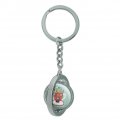 Graphics More Have A Cup Of Roar Coffee Tea Caffeine Keychain Spinning Round Chrome Plated Metal