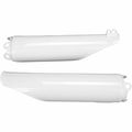 White Lower Fork Cover Set 2113710002 For Off Road Motorcycles Plastic Durable Heat And Corrosion Resistant Guards 