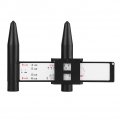 Qiilu Wheel Rim Gauge Tool 18 X 12 2 5cm 7 4 1 Bolt Pcd Measuring Ruler Kit- 5 6 8 Holes Lug Pattern