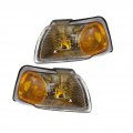 Ford Thunderbird Corner Light 1996 1997 Driver And Passenger Side Pair Set Clear Amber Lens Fo2520131 Fo2521131 F6sz13201a 
