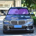 Car Windshield Sun Shade Purple Glittershade Front For Truck Suv Blocks Uv Rays Sun Visor Protector Keep Your Vehicle Cool