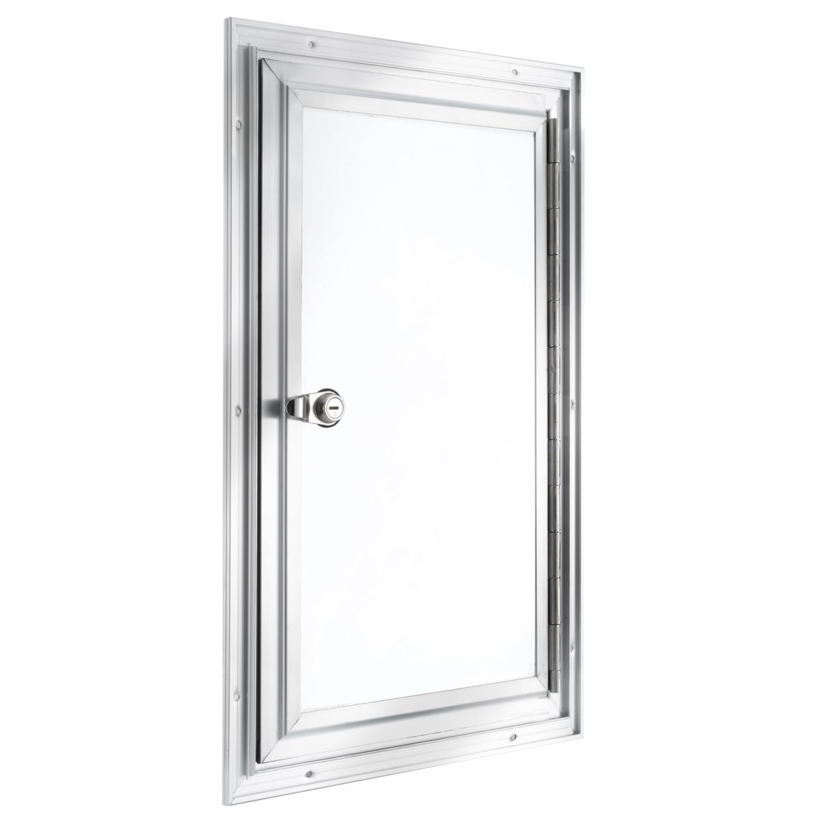 12 In W X 20 H Square Rv Baggage Door Compartment Storage For Trailer And Camper Aluminum With Keyed Latch Rp-400s-1220-a