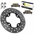 Caltric Front Brake Disc Bolts With Pads Compatible Honda Rincon 680 2015 2016 2017 2018 2019 2020 2021 2022 2023 45251-hp0-a51