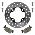 Caltric Front Brake Disc Bolts With Pads Compatible Honda Rincon 680 2015 2016 2017 2018 2019 2020 2021 2022 2023 45251-hp0-a51