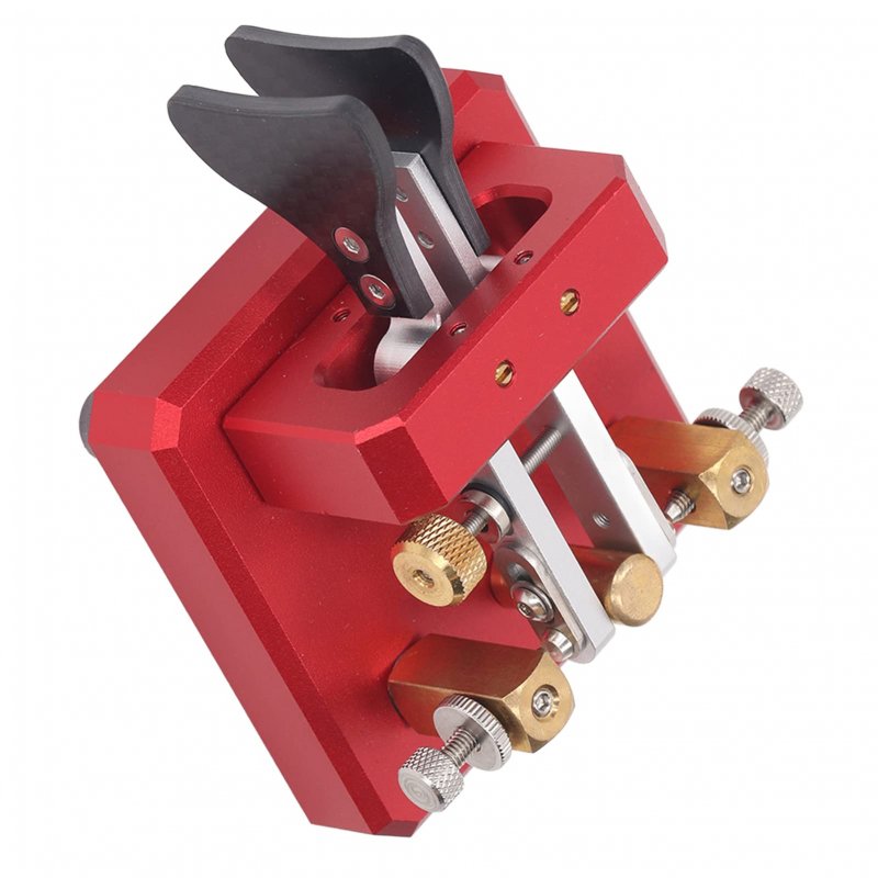 Morse Code Key 3 5mm Double Paddle Automatic Cw Shortwave Telegram For Training Red