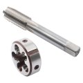 M16 X 1 5 Metric Tap And Round Head Die Set Right Hand Hss High Speed Steel For Cutting Repairing Threads In Carbon Aluminum 