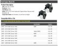 Front Hydraulic Engine Mount Kit 2 Piece Left And Right For 2007 2013 Gmc Sierra 1500 V8 With Brackets Alloy Steel Black