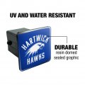 Hartwick College Hawks Logo Tow Trailer Hitch Cover Plug Insert 2