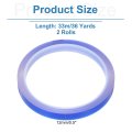 2 Rolls Heat Tape 1 X 108ft High Temperature Resistant Transfer For Sublimation Press Vinyl Electronics 3d Printers Diy Crafts