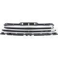 Front Grille Assembly For Mini Cooper 2007 2008 2009 2010 Textured Black Shell And Insert Plastic Mc1200102 51112752363 