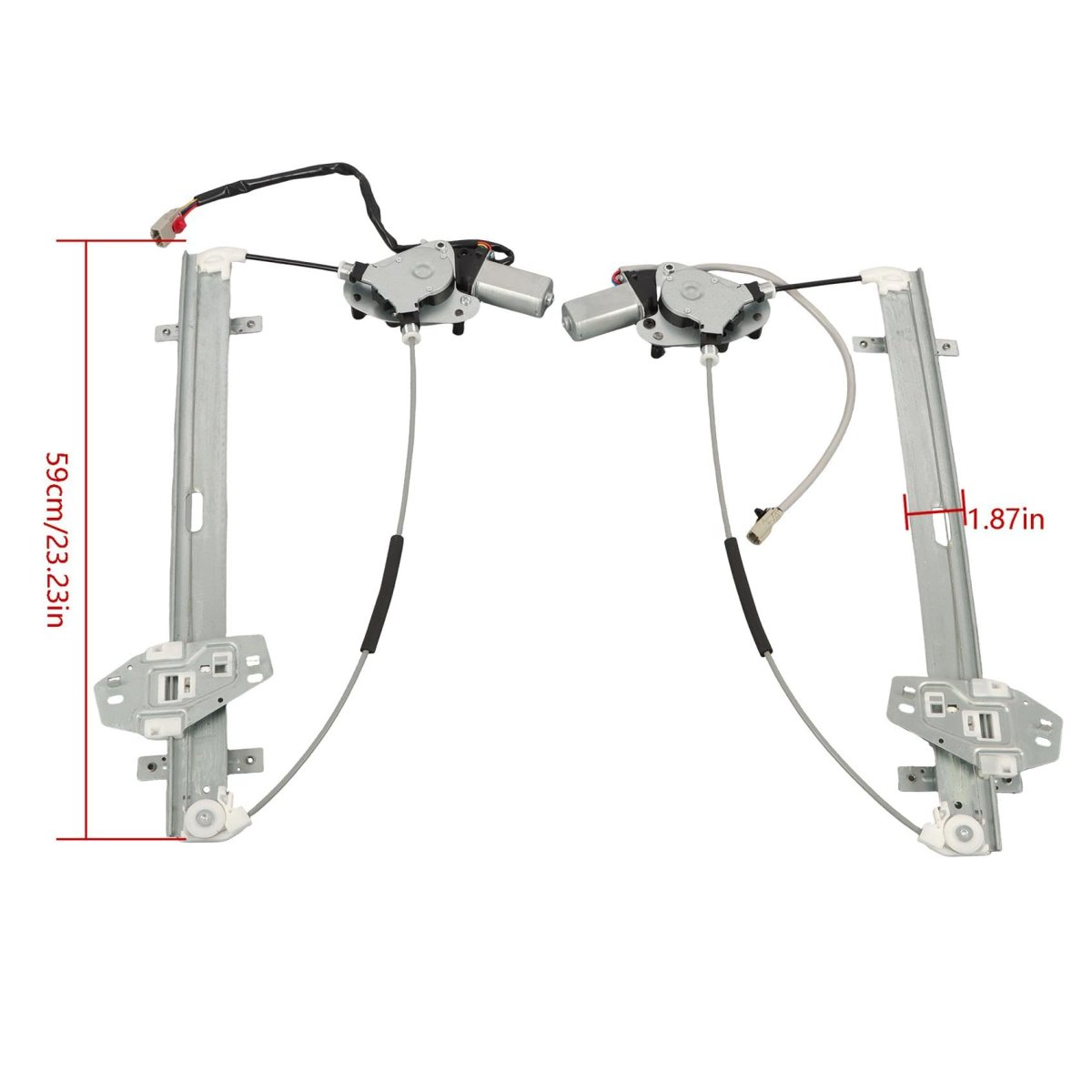Power Electric Window Regulator With Motor Front Left And Right Side For Acura Mdx 2001 2002 Replacement 751-024 751-025