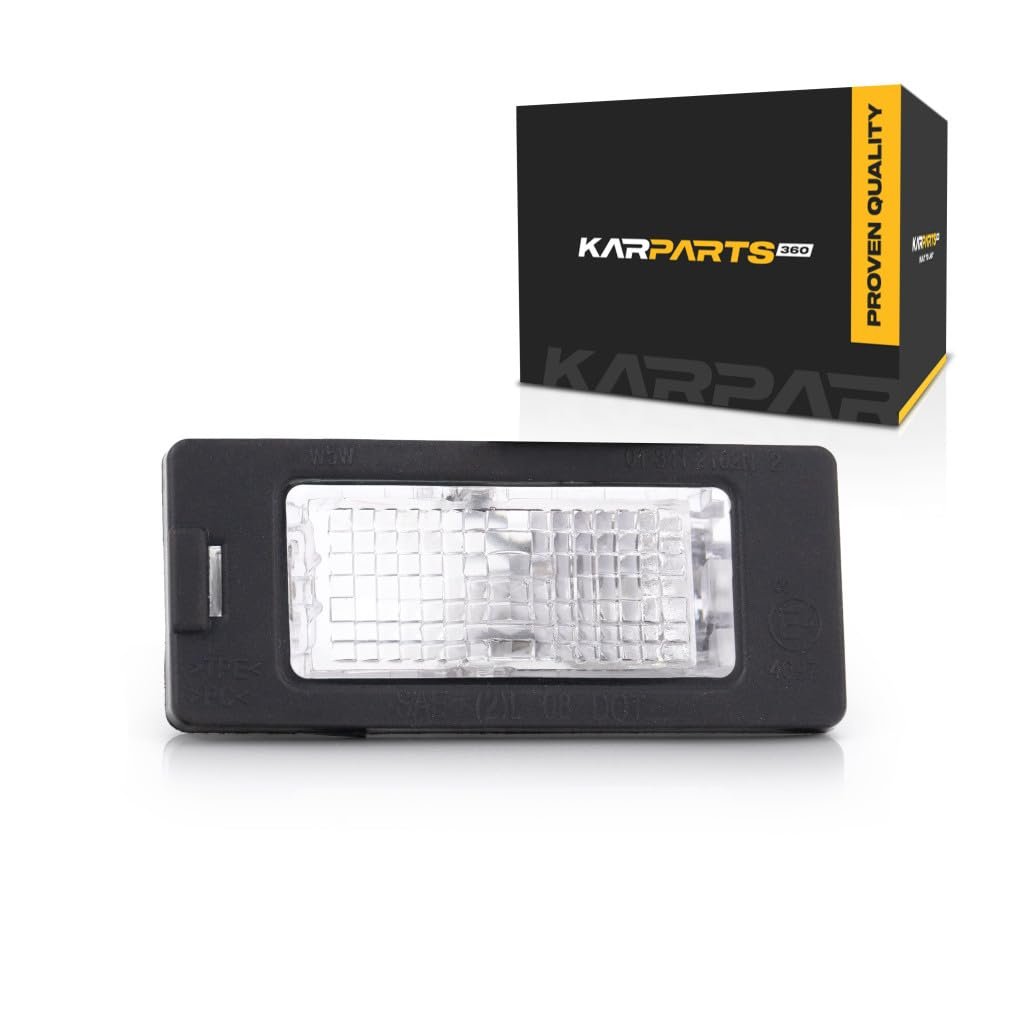 Vw Touareg License Light Assembly 2011 12 13 2014 Driver Or Passenger Side Single Piece Bulb Type Capa For Vw2870113 5n0 943