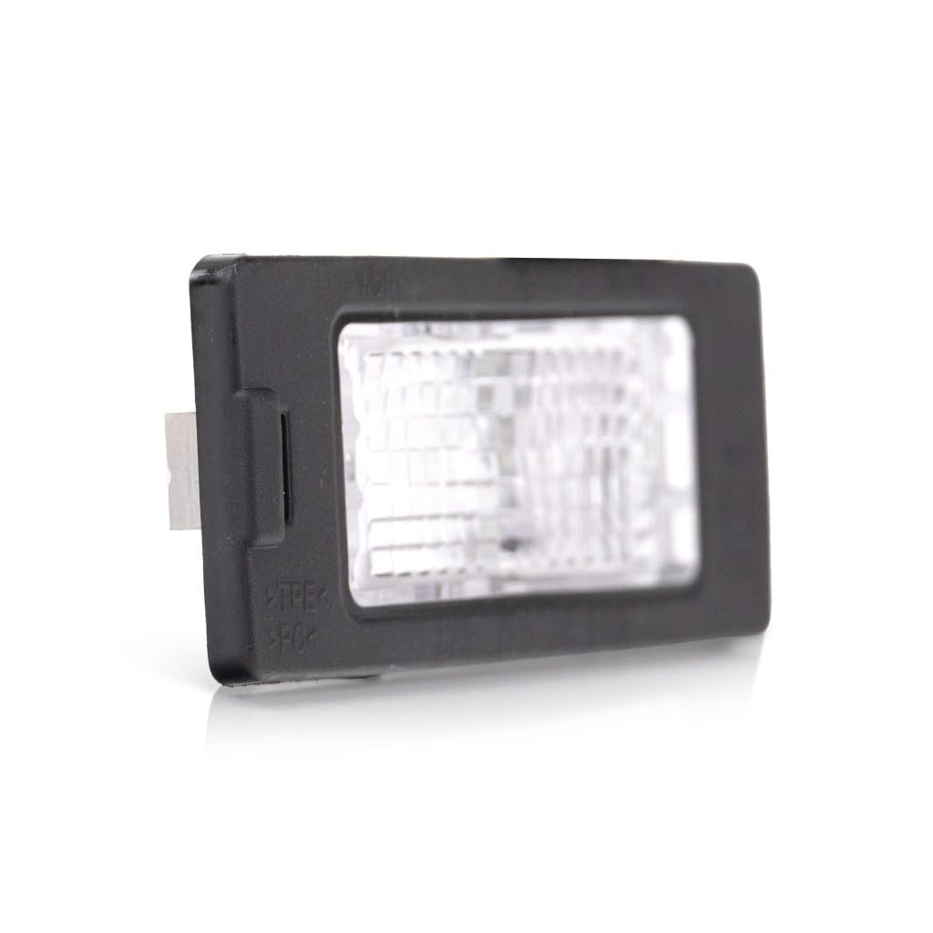Vw Touareg License Light Assembly 2011 12 13 2014 Driver Or Passenger Side Single Piece Bulb Type Capa For Vw2870113 5n0 943