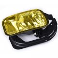 G-plus Front Bumper Fog Lights Assembly Compatible With 2009-2012 Dodge Ram 1500 Yellow Lens Driving Lamps W Bracket H10 12v