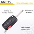 Ocpty 4d0837231p 1x Uncut Keyless Entry Remote Control Key Fob Transmitter Replacement For Audi A4 A6 A8 Quattro S4 S6 Series