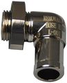 Ez L-001 Silver Small 90 Degree Hose End 