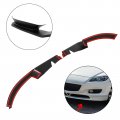 Ocpty 2pcs Matte Black Front Bumper Lip Compatible With 0 2004-2008 For Mazda Rx-8