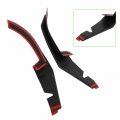 Ocpty 2pcs Matte Black Front Bumper Lip Compatible With 0 2004-2008 For Mazda Rx-8