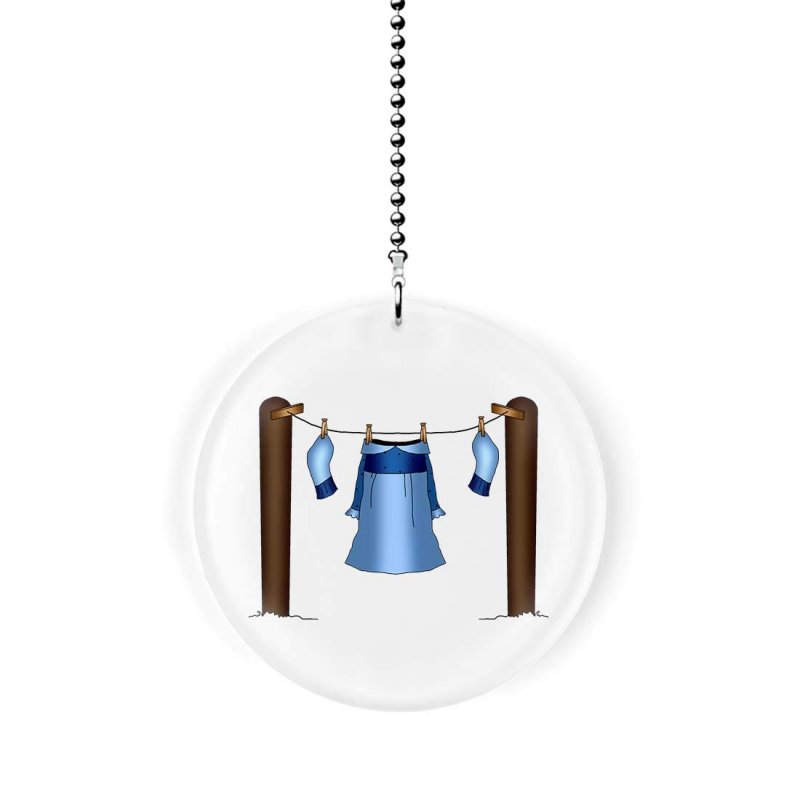 Laundry On The Clothesline Fan Light Pull