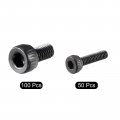 Uxcell Hex Socket Cap Head Bolts M2 X 8mm And M3 6mm Alloy Steel Black 150pcs