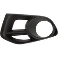 Fog Light Bezel Driver Side For Nissan Murano 2011 2012 2013 2014 Front Replacement Ni1038116 Textured Black Plastic Standard 