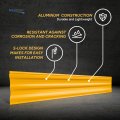 Mesa Metal Aluminum Rv And Trailer Siding 8 In X 72 S Lock Design Corrosion Cracking Resistant Lightweight Yellow Rp-mesa