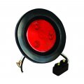Fortpro 2 1 Red Round Clearance Marker Led Light With 4 Leds And Lens F235159 