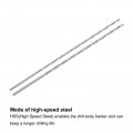 Uxcell Hss High Speed Steel Extra Long Twist Drill Bits 3mm 3 5mm Diameter 200mm Length 8 Pcs