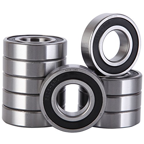 Double Seal and Pre-Lubricated Stable Performance and Cost-Effective Deep Groove Ball Bearings. XiKe 4 Pack 6003-2RS Bearings 17x35x10mm 