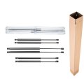 A-premium Hood Tailgate And Rear Window Lift Supports Shock Struts Gas Spring Damper Replacement For Hyundai Santa Fe 2001-2006