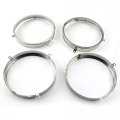 4pcs Headlight Retaining Ring Headlamp Mounting Brackets 5 3 4 Fits 1964-1972 Gm A Body