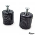 Httmt- Usmt220-003-cn-nologo- Chrome Billet Aluminum Bar Ends Compatible With Suzuk Gsx1300r Hayabusa 1999-2016