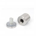 Uxcell A15090900ux0388 Stainless Steel Advertising Nails Glass Standoff Holder 25x30 Mm 20 Pcs Pack Of