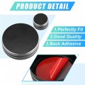 X Autohaux 2pcs Multimedia Volume Knob Caps Decals Stickers Covers For Mazda 6 Atenza 2020 2021 2022 Car Interior Gear Shift